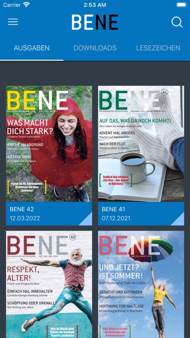 BENE Magazin des Bistums Essen Screenshot 1 - AppWisp.com