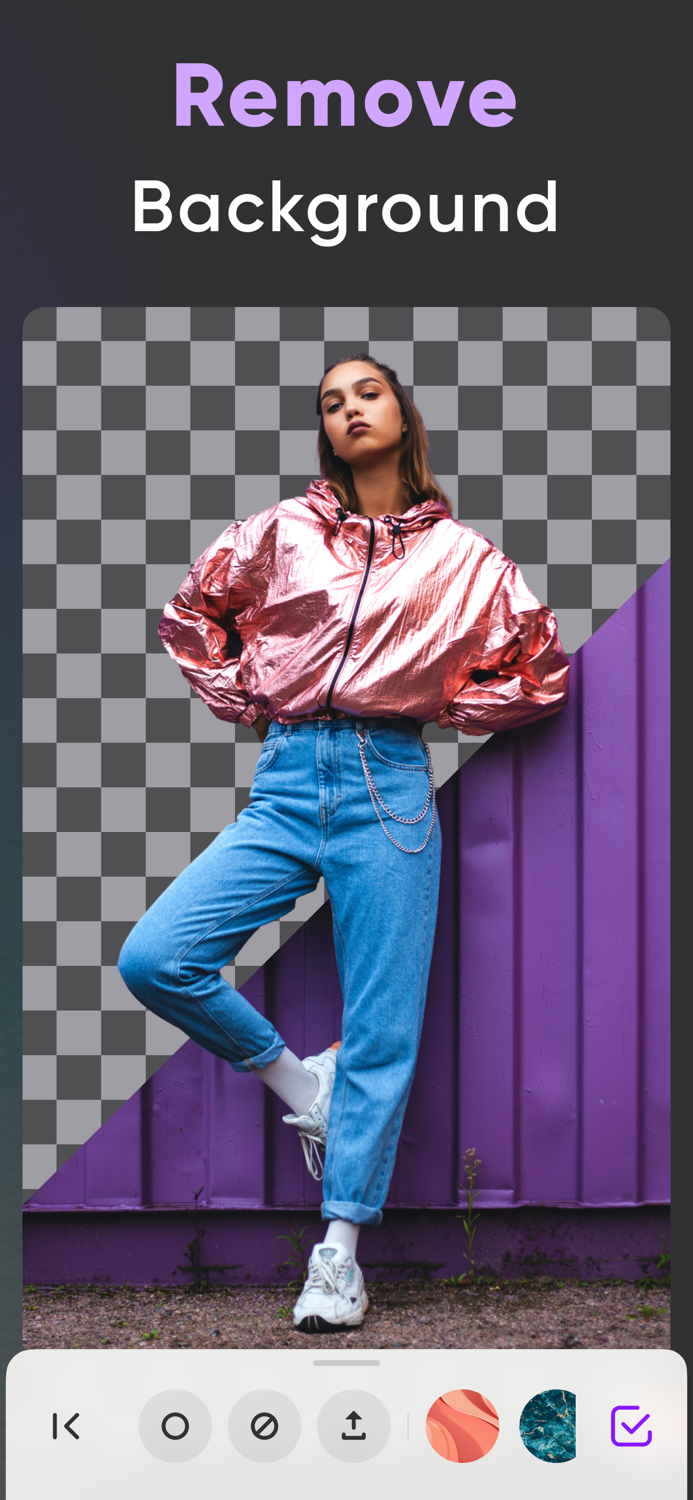 Remove objects and background