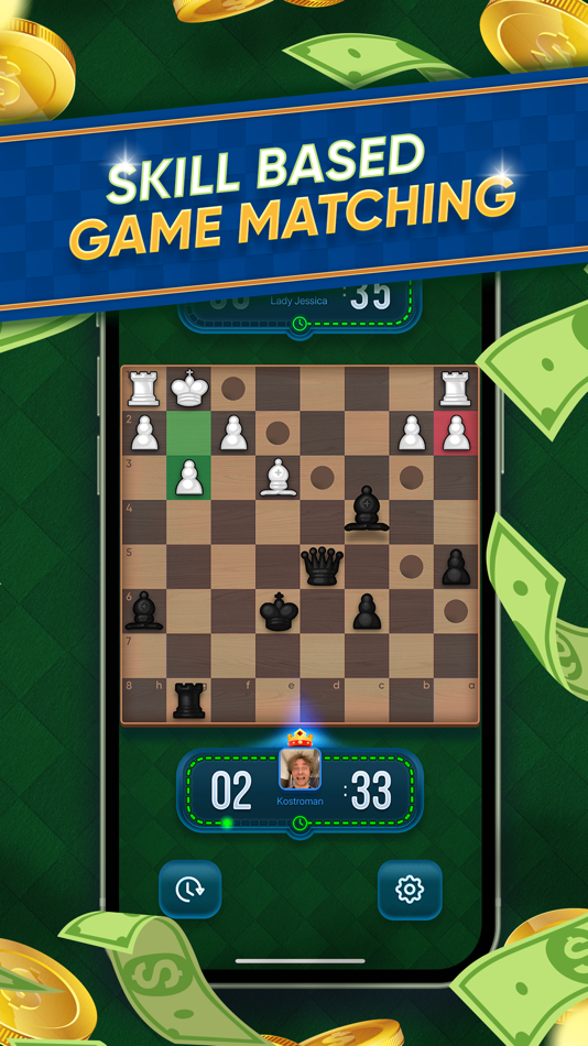 #2. Chess for Cash: Online Matches (iOS) 由: Tall Troll Games