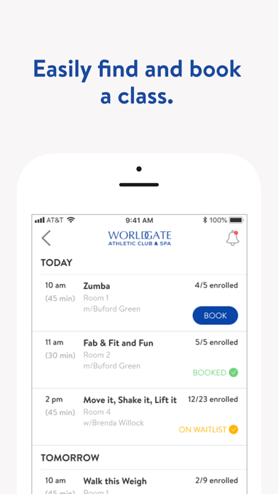 Worldgate Athletic Club + Spa Screenshot