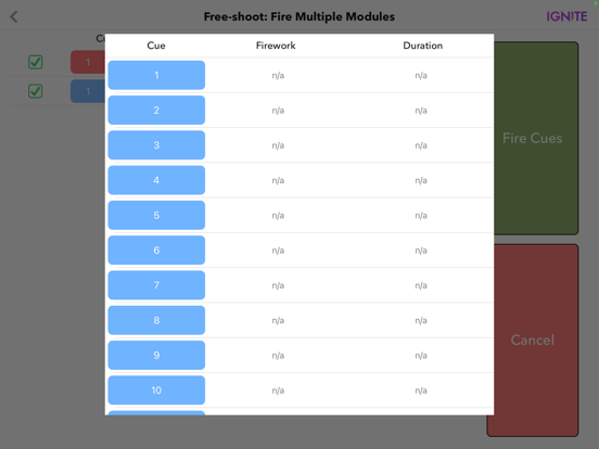 IGNITE Firing Systems iPad screenshot 4 - Entertainment app