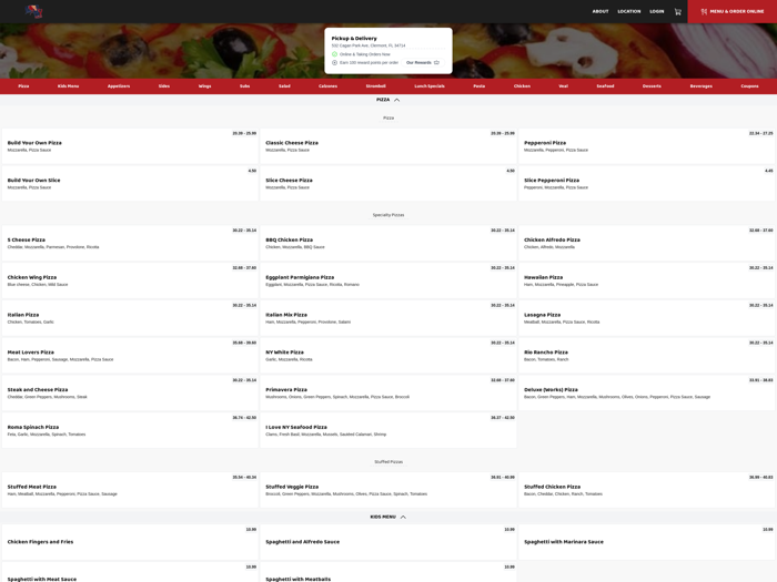 I Love NY Pizza Restaurant