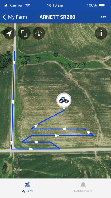 New Holland MyPLM Connect Farm Screenshot