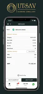 Utsav Diamond Jewellery screenshot #4 for iPhone