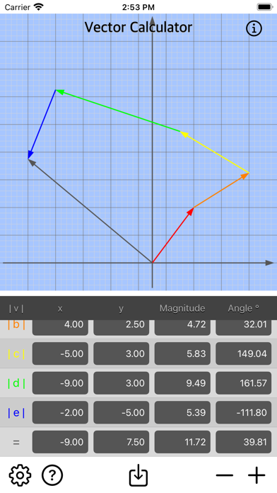Vector Calculator Plus Screenshot
