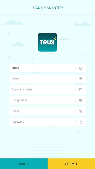 Trux Logistics App Screenshot