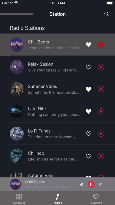 Lo Fi Music Radio Screenshot