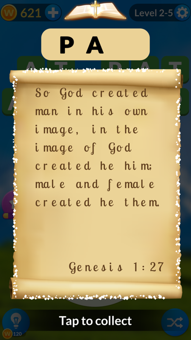 Bible Word Connect Game Screenshot