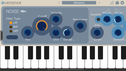 Screenshot #3 pour Mersenne - AUv3 Plug-in Synth