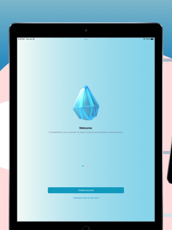 Screenshot #4 pour CrystalChat: Secure Chat