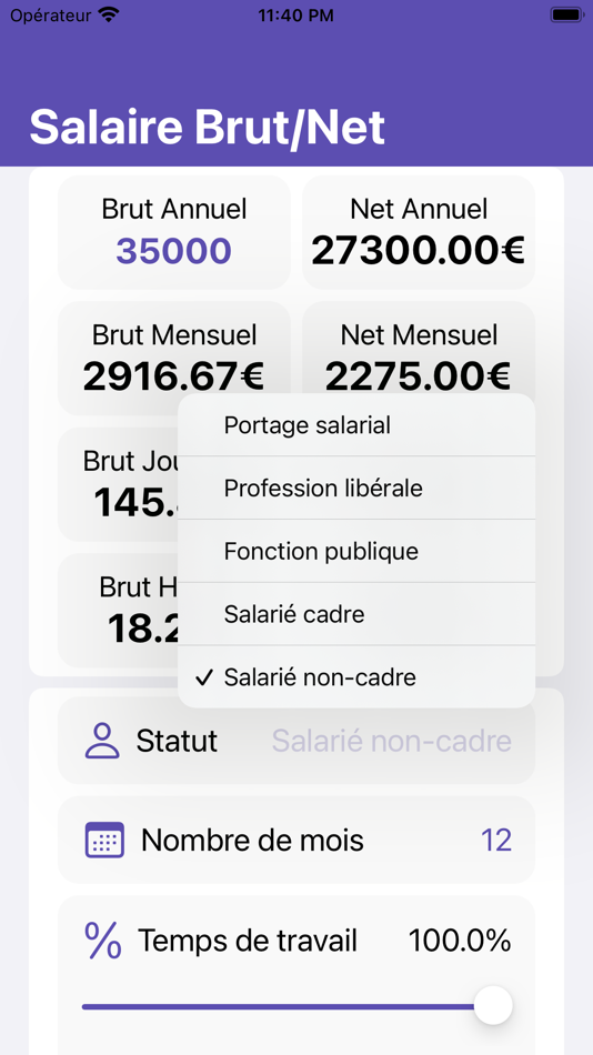 #3. Salaire Brut en Net (iOS) 来自: Denis Belmont