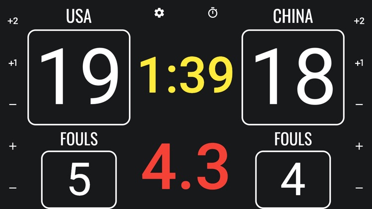 Simple 3x3 Scoreboard