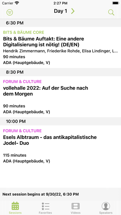 Screenshot #1 pour Bits & Bäume 2022