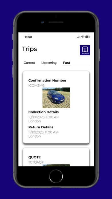 Motoroo Go - Car Hire Screenshot