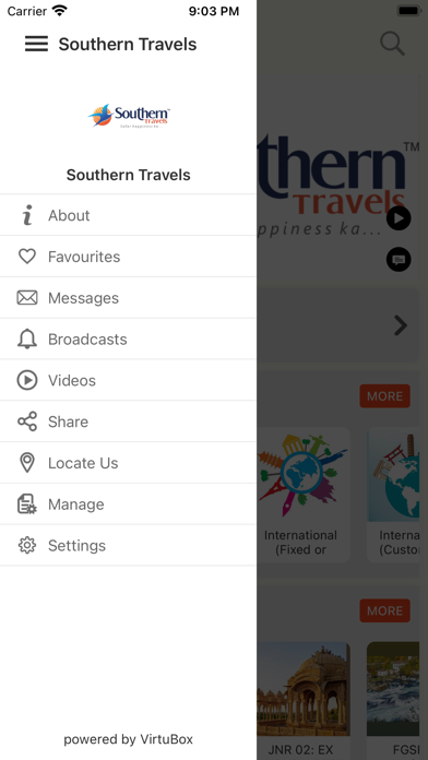 Southern Travels Screenshot