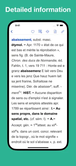 Game screenshot French Etymological Dictionary apk