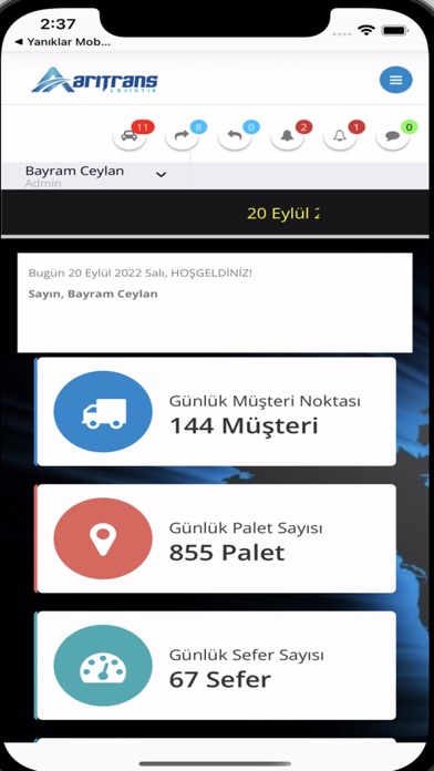 Alfa Aritrans Screenshot