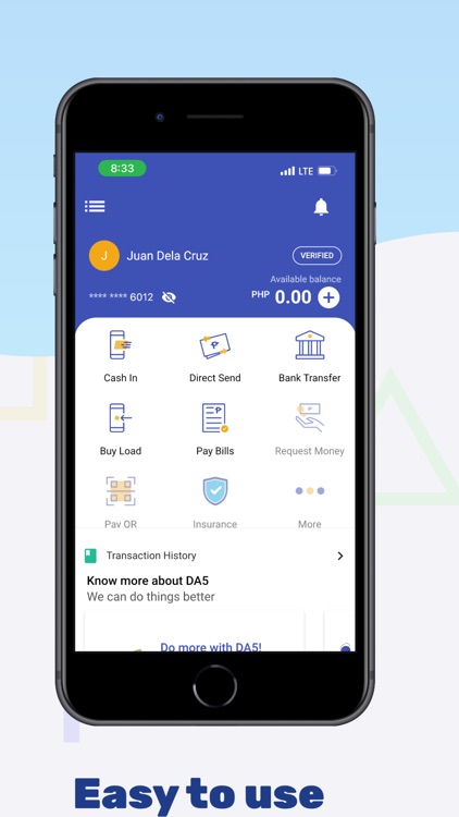 DA5 App - Digital Wallet