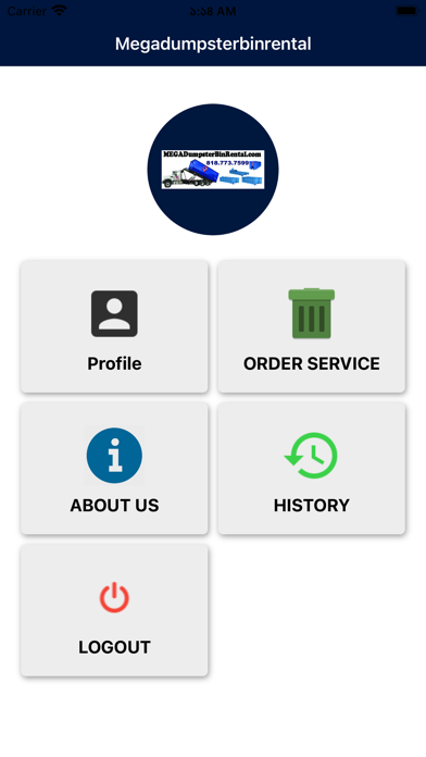 Mega Dumpster Bin Rental Screenshot