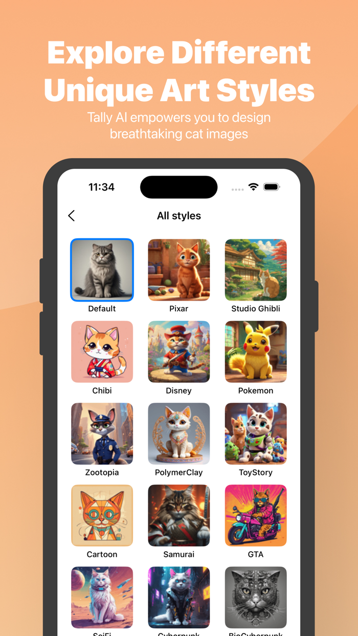 Tally - Cat AI Image