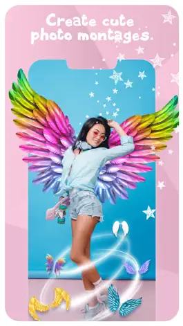 Game screenshot Angel Wings Cute Photo Editor mod apk