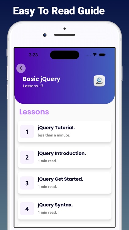 Learn jQuery Tutorials 2024 screenshot-5