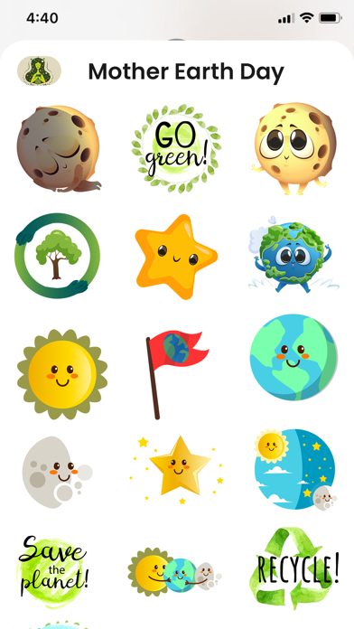 Mother Earth Day Stickers Screenshot