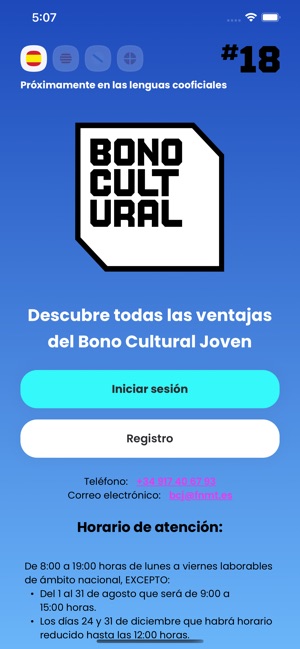 Bono Cultural Joven 2022 en App Store
