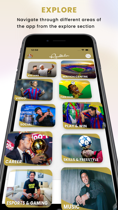 Ronaldinho App Screenshot