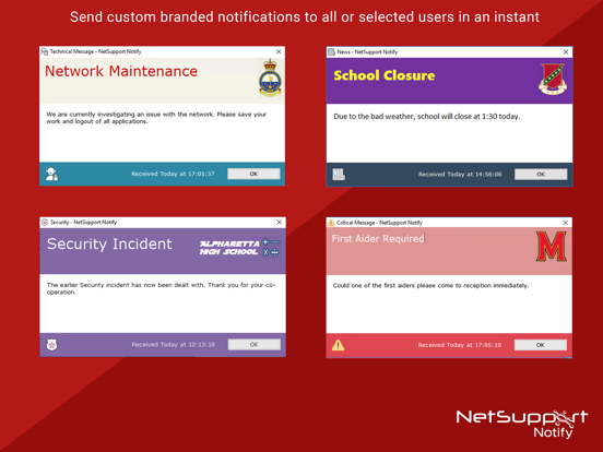 NetSupport Notify Console