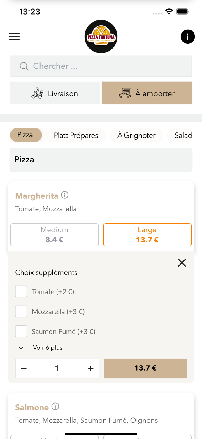 Pizza Fortuna Amay