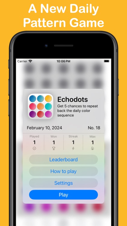 Echodots - Daily Pattern Game