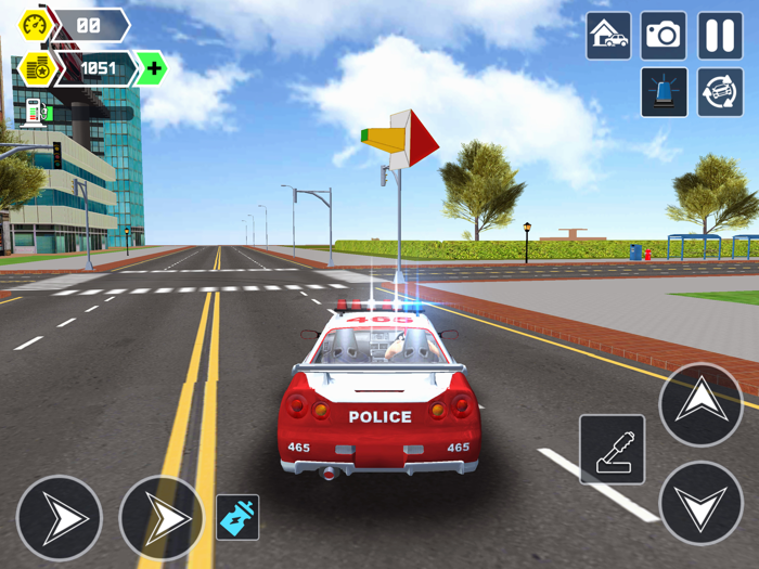 Police Car Stunts Driving Game