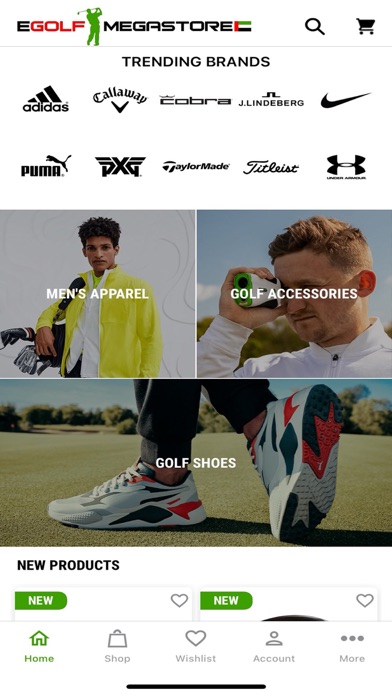 eGolf Megastore Screenshot
