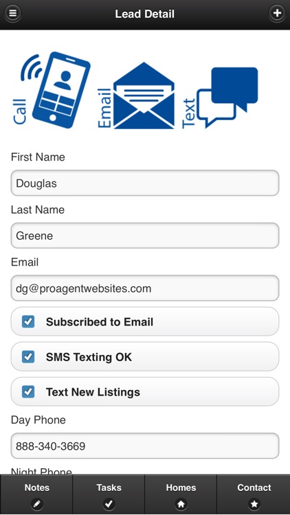 ProAgentWebsites CRM