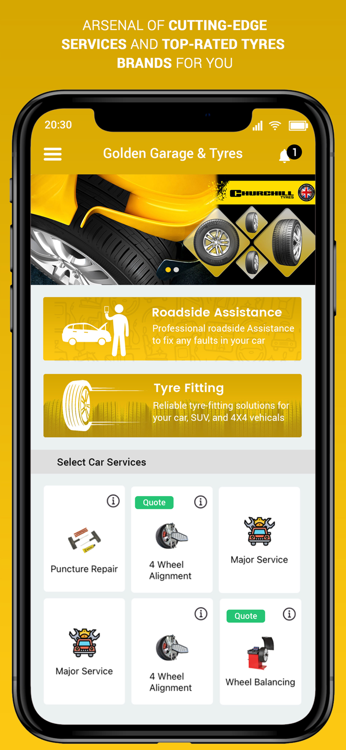 Golden Garage and Tyres Ltd