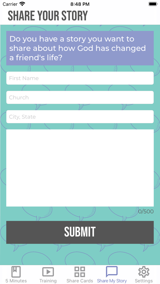 #5. SHARE. Journal (iOS) 由: Every Home for Christ