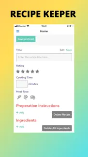 How to cancel & delete recipes organizer 3