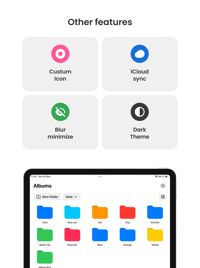 Secret Photo — Safe storage