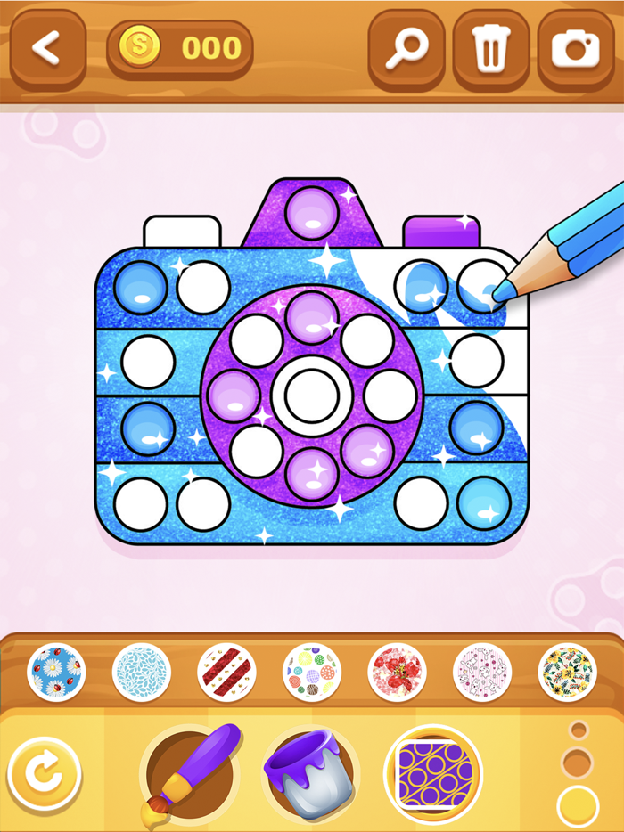 Pop It Coloring and Fidget 3D