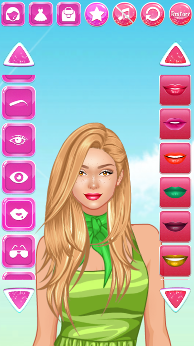 Fashion Star Dress Up Games Screenshot