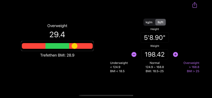 Simple BMI evaluator