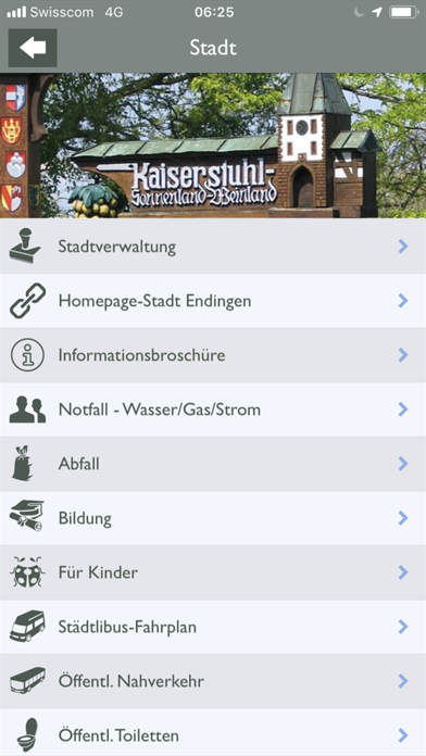 Endingen Info Screenshot