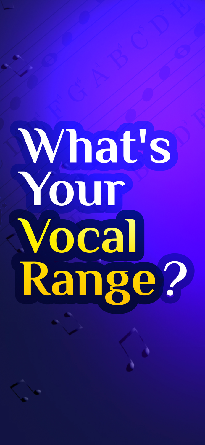 Vocal Range  Pitch Finder