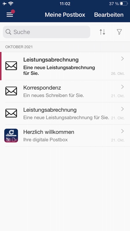 Die Continentale RechnungsApp screenshot-3