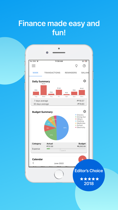 Bluecoins Finance & Budget Screenshot