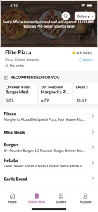Elite Pizza Arnison Ave screenshot #3 for iPhone