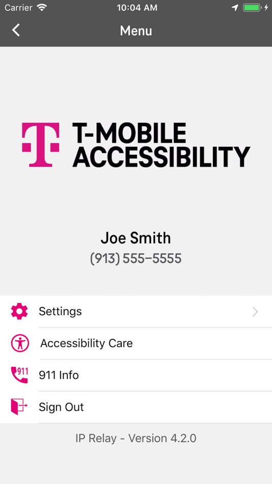 T-Mobile IP Relay - 4.4.0 - (iOS)