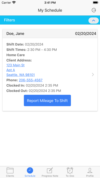 Care Manager 2Go Screenshot