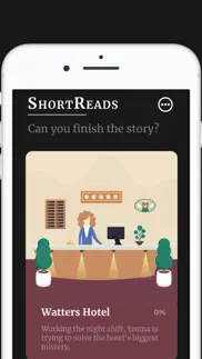 shortreads: interactive story iphone screenshot 1